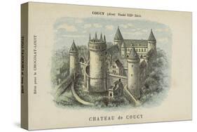 Chateau De Coucy, Coucy, Aisne-null-Stretched Canvas