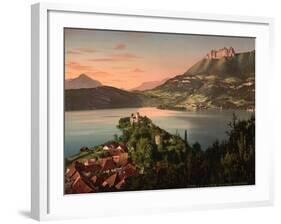 Chateau De Duingt, Annecy in France, C.1890-C.1900-null-Framed Giclee Print