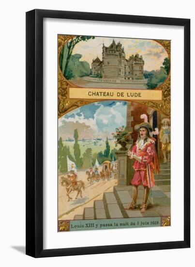 Chateau De Lude, Where Louis XIII-null-Framed Giclee Print