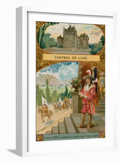 Chateau De Lude, Where Louis XIII-null-Framed Giclee Print