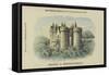 Chateau De Montreuil-Bellay, Montreuil-Bellay, Maine-Et-Loire-French School-Framed Stretched Canvas