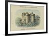 Chateau De Montreuil-Bellay, Montreuil-Bellay, Maine-Et-Loire-French School-Framed Giclee Print