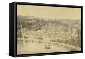 Château de Neudeck en Silésie-Hector Lefuel-Framed Stretched Canvas