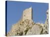 Chateau De Peyrepertuse, a Cathar Castle, Languedoc, France, Europe-Tony Waltham-Stretched Canvas