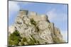 Chateau De Peyrepertuse, a Cathar Castle, Languedoc, France, Europe-Tony Waltham-Mounted Photographic Print