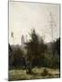 Château De Pierrefonds, 1860S-Jean-Baptiste-Camille Corot-Mounted Giclee Print