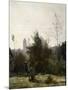 Château De Pierrefonds, 1860S-Jean-Baptiste-Camille Corot-Mounted Premium Giclee Print