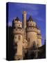 Chateau De Pierrefonds, Forest of Compiegne, Oise, Nord-Picardie (Picardy), France-David Hughes-Stretched Canvas