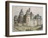 Chateau de Pierrefonds, illustration from 'Le Moniteur des architectes', engraved by Bosredon-null-Framed Giclee Print