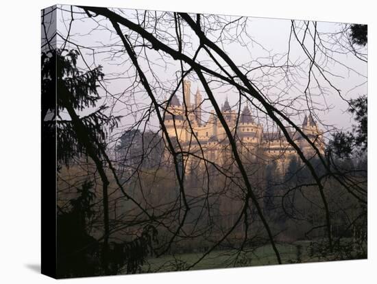 Château de Pierrefonds, vue d'ensemble depuis le sud-est-Philippe Berthé-Stretched Canvas
