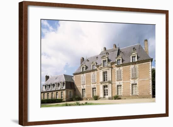 Chateau De Quevauvillers Facade, Picardy. France, 17th-18th Century-null-Framed Giclee Print