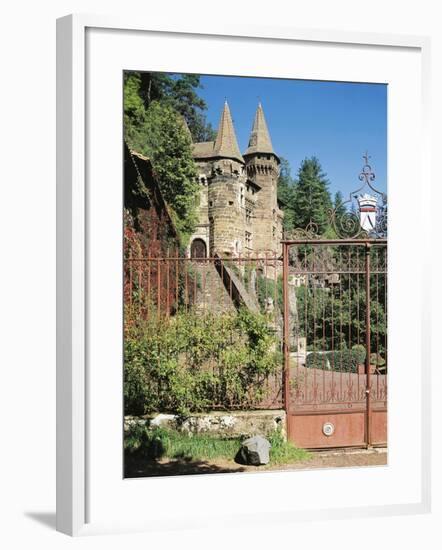 Chateau De Rochelambert, 15th-16th Century Near Puy, France-null-Framed Giclee Print