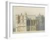 Château de Saint-Germain-en-Laye : chapelle : élévation de la façade sur la rue du Château-Neuf-Eugène-Louis Millet-Framed Giclee Print