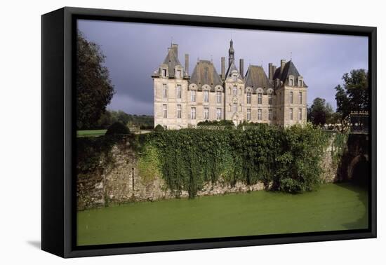 Chateau De Saint-Loup Sur Thouet, Poitou-Charentes, France-null-Framed Stretched Canvas