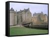 Chateau De Suscinio from 15th Century, Presqu'Ile De Ruys, Gulf of Morbihan, Brittany, France-Bruno Barbier-Framed Stretched Canvas