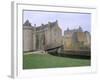 Chateau De Suscinio from 15th Century, Presqu'Ile De Ruys, Gulf of Morbihan, Brittany, France-Bruno Barbier-Framed Photographic Print