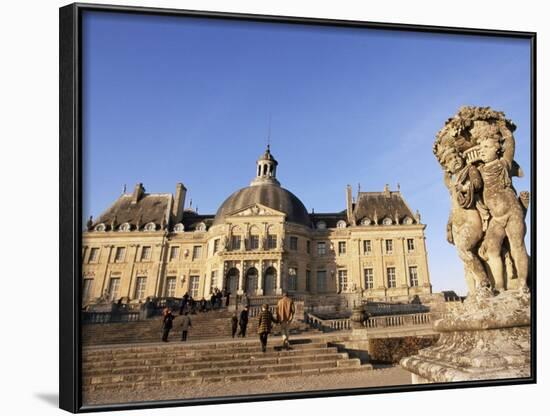 Chateau De Vaux Le Vicomte, Ile De France, France-Guy Thouvenin-Framed Photographic Print