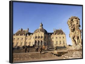 Chateau De Vaux Le Vicomte, Ile De France, France-Guy Thouvenin-Framed Photographic Print