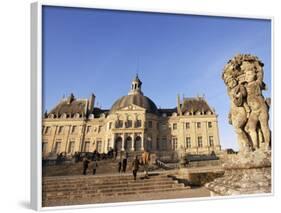 Chateau De Vaux Le Vicomte, Ile De France, France-Guy Thouvenin-Framed Photographic Print