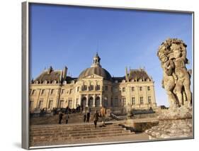 Chateau De Vaux Le Vicomte, Ile De France, France-Guy Thouvenin-Framed Photographic Print