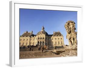 Chateau De Vaux Le Vicomte, Ile De France, France-Guy Thouvenin-Framed Photographic Print