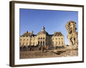 Chateau De Vaux Le Vicomte, Ile De France, France-Guy Thouvenin-Framed Photographic Print