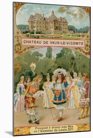 Chateau De Vaux-Le-Vicomte-null-Mounted Giclee Print