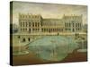 Chateau De Versailles from the Garden Side, Before 1678-null-Stretched Canvas