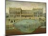 Chateau De Versailles from the Garden Side, Before 1678-null-Mounted Giclee Print