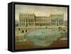 Chateau De Versailles from the Garden Side, Before 1678-null-Framed Stretched Canvas