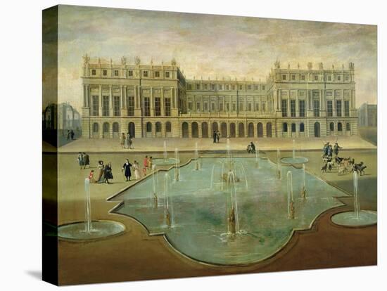 Chateau De Versailles from the Garden Side, Before 1678-null-Stretched Canvas