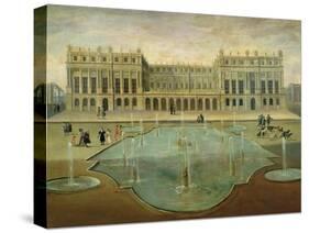 Chateau De Versailles from the Garden Side, Before 1678-null-Stretched Canvas