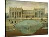 Chateau De Versailles from the Garden Side, Before 1678-null-Stretched Canvas