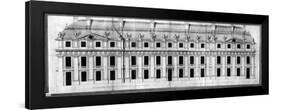 Chateau de Vincennes: Elevation of the Facade of a Corner Pavilion, 1658-Louis Le Vau-Framed Giclee Print