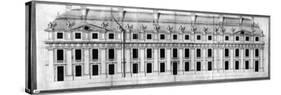 Chateau de Vincennes: Elevation of the Facade of a Corner Pavilion, 1658-Louis Le Vau-Stretched Canvas