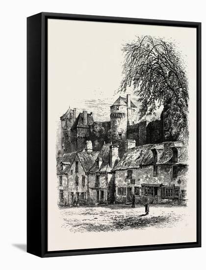 Chateau De Vitre, Normandy and Brittany, France, 19th Century-null-Framed Stretched Canvas