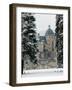 Chateau de Vizille Park after Winter Storm, Vizille, Isere, French Alps, France-Walter Bibikow-Framed Photographic Print