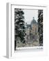 Chateau de Vizille Park after Winter Storm, Vizille, Isere, French Alps, France-Walter Bibikow-Framed Photographic Print