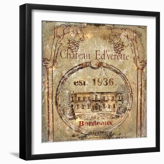 Chateau Ed'verette-Karen Williams-Framed Premium Giclee Print