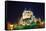 Chateau Frontenac at Night  Quebec City-Songquan Deng-Framed Stretched Canvas