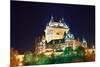 Chateau Frontenac at Night  Quebec City-Songquan Deng-Mounted Photographic Print