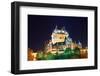 Chateau Frontenac at Night  Quebec City-Songquan Deng-Framed Photographic Print