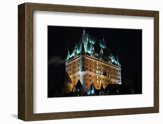 Chateau Frontenac At The Night-null-Framed Art Print