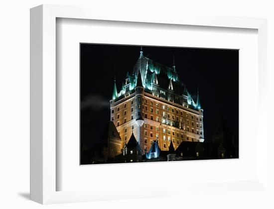 Chateau Frontenac At The Night-null-Framed Art Print