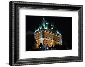 Chateau Frontenac At The Night-null-Framed Art Print