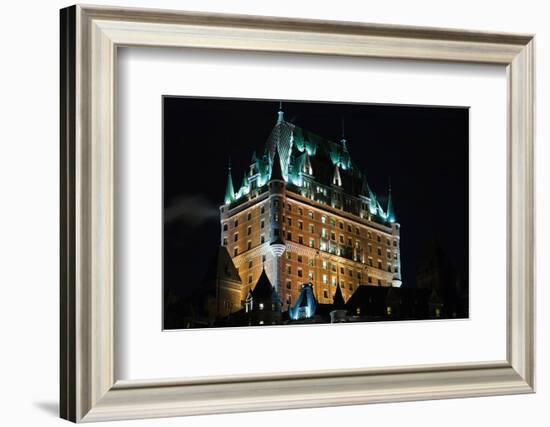 Chateau Frontenac At The Night-null-Framed Art Print