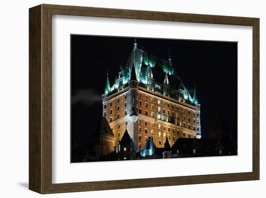 Chateau Frontenac At The Night-null-Framed Art Print