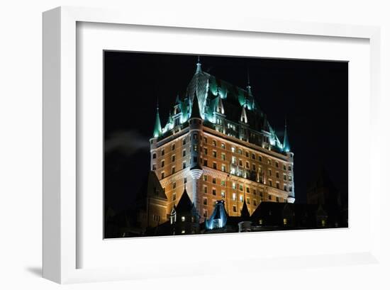 Chateau Frontenac At The Night-null-Framed Art Print