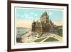 Chateau Frontenac, Dufferin Terrace, Quebec-null-Framed Premium Giclee Print