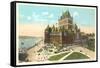 Chateau Frontenac, Dufferin Terrace, Quebec-null-Framed Stretched Canvas